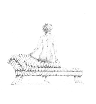 Seated Nude by Lincoln Seligman